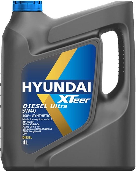 Моторное масло Hyundai XTeer Diesel Ultra 5W-40 4L