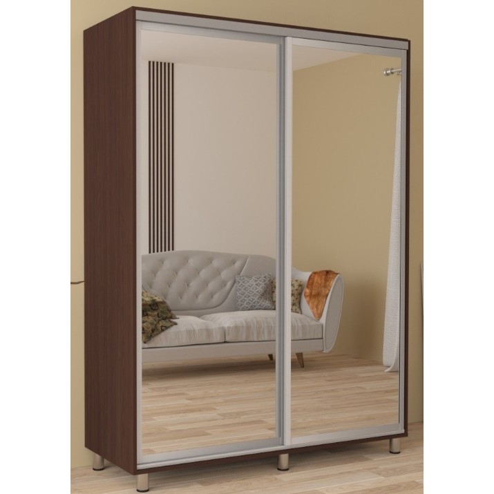 Dulap cu uşi glisante Mobildor-Lux Aron 140x220 (2226 Wenghe)