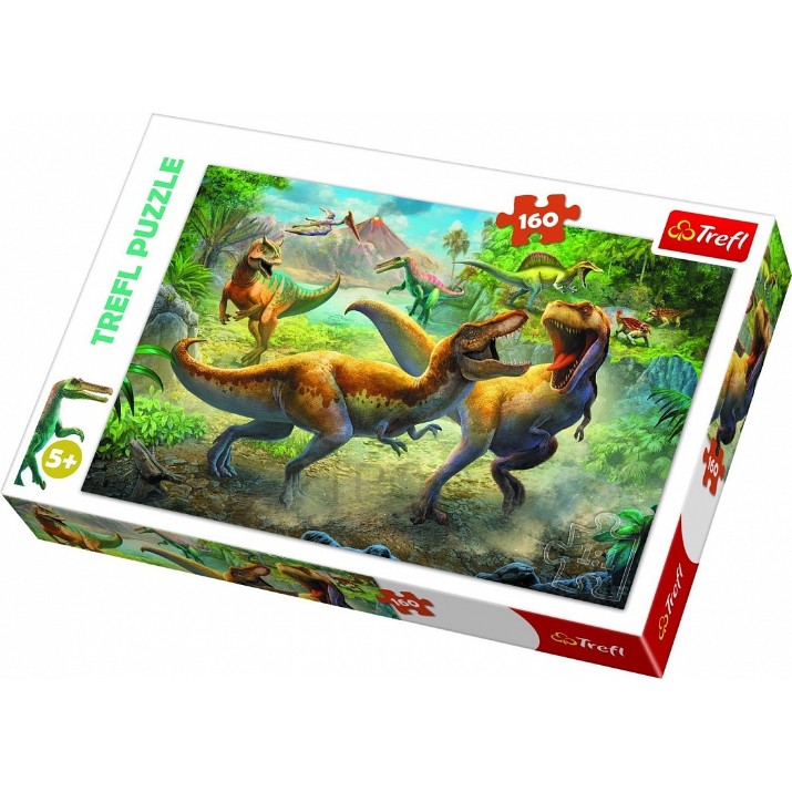 Пазл Trefl 160 Fighting Tyrannosaurs (15360)