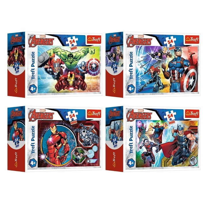 Puzzle Trefl 54 mini Heroes (54166)