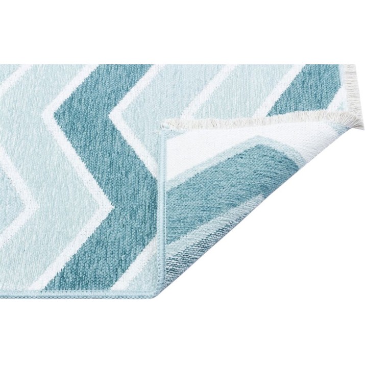 Covor Eko Hali Noa Kilim NK 05 Cream Aqua 1.55x2.30m