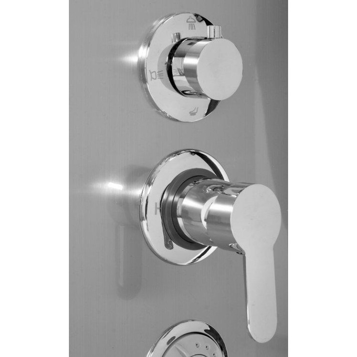 Set pentru duș Fala Steely 2 75981