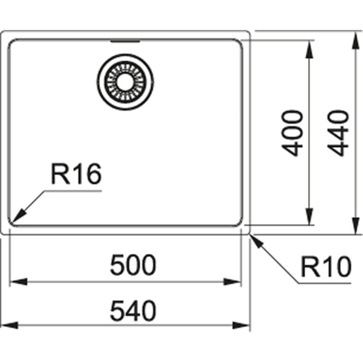 Кухонная мойка Franke Maris MRX 110-50
