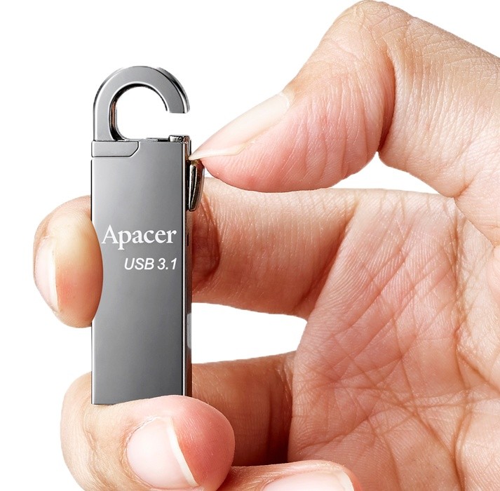 USB Flash Drive Apacer AH15A 128Gb Dark Gray (AP128GAH15AA-1)