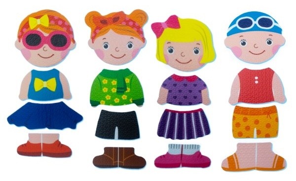Jucărie pentru apă și baie Nuby Dress up Girl (NV08003) 