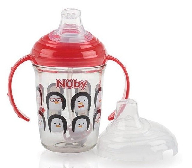 Cana cu pai Nuby Tritan (NV0414016)  