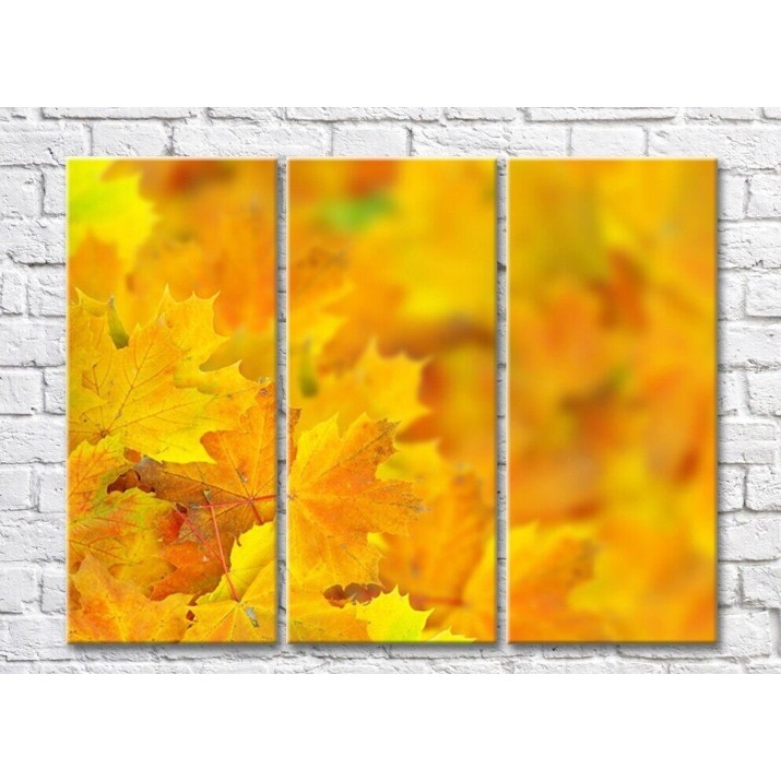 Pictură ArtPoster Abstraction from Yellow autumn foliage (500039)