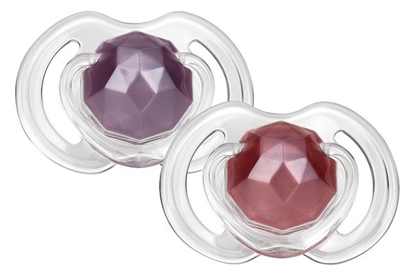 Suzeta Nuby 2pcs Tritan Little Gems (NV0202006MFS) 