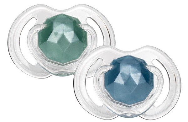 Suzeta Nuby 2pcs Tritan Little Gems (NV0202006MFS) 