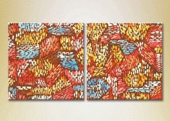 Картина ArtPoster Abstraction Red/Blue (2229411)