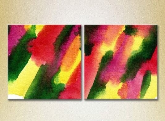 Картина ArtPoster Abstraction Yellow/Green (2229323)