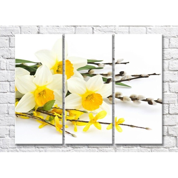 Картина Magic Color Bouquet of daffodils with willow branches (500146)