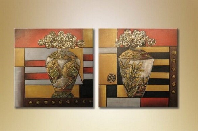 Pictură Magic Color Diptych ethnic drawings (2619638)
