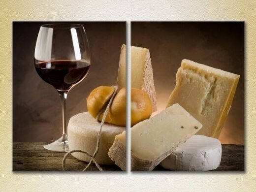 Картина ArtPoster Cheese and wine/still life (2602750)