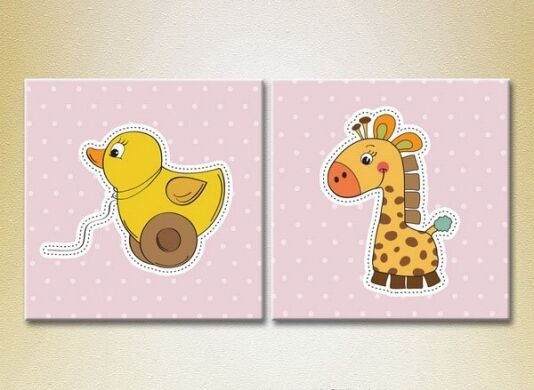 Картина ArtPoster Duck and giraffe (2225889)