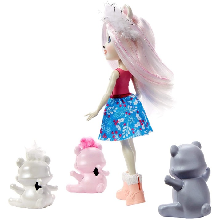 Păpușa Enchantimals Pristina Polar Bear (GJX47)