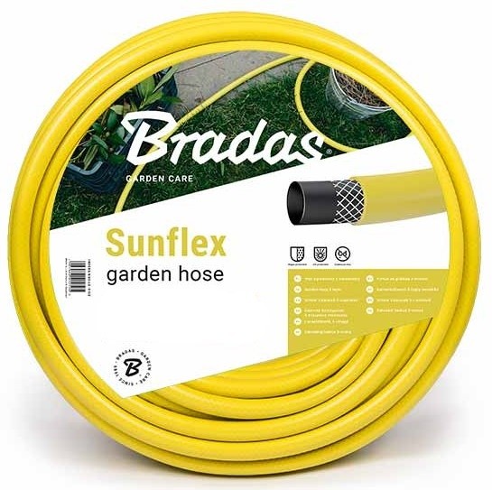 Furtun de grădină Bradas WMS5/850 SUNFLEX 5/8 50m