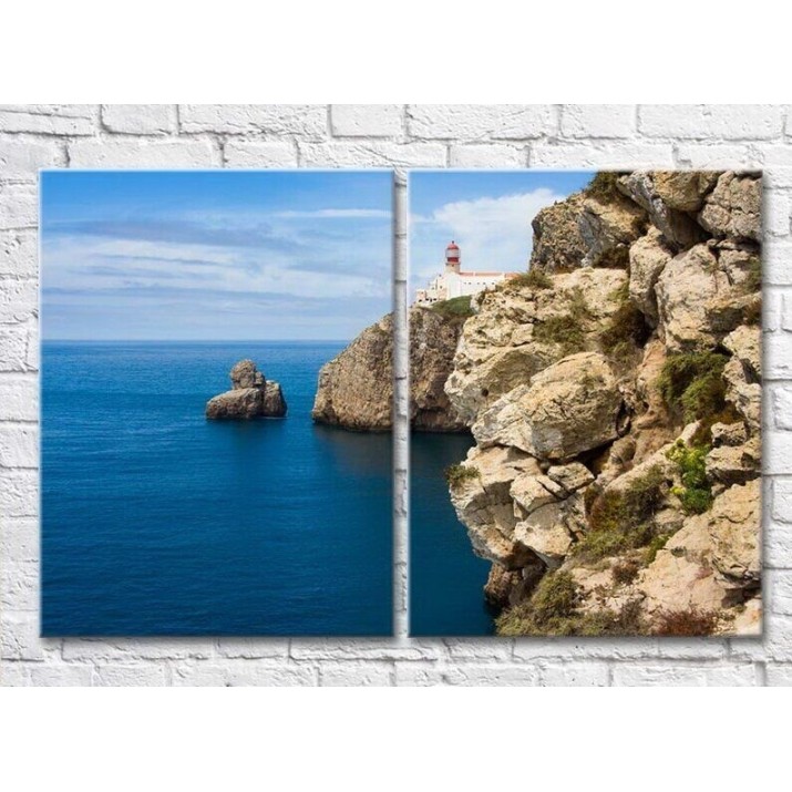 Pictură ArtPoster House on the edge of the cliff (3453737)