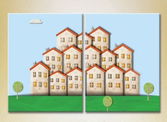 Картина ArtPoster Houses 02 (2225781)