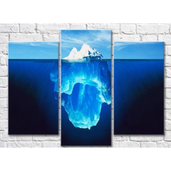 Pictură ArtPoster Iceberg in the deep Blue sea (3469243)