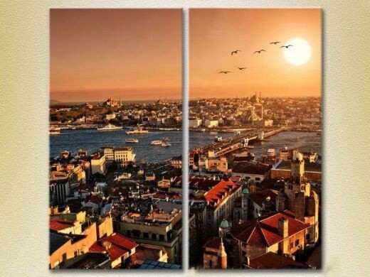 Картина ArtPoster Istanbul at sunset/Turkey (2502474)