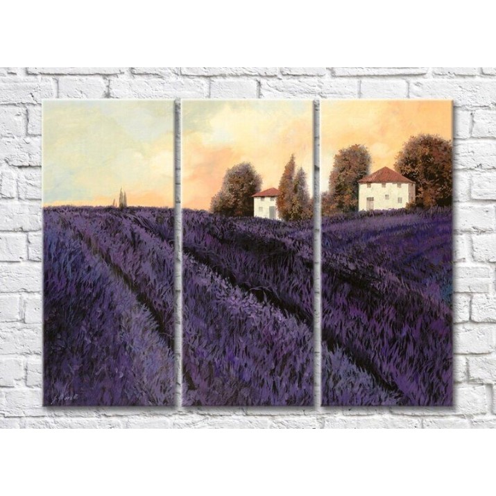 Картина ArtPoster Lavender Field at Sunset (3470915)