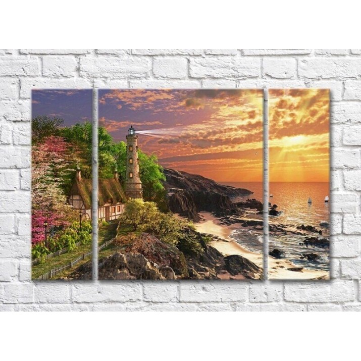 Картина ArtPoster Lighthouse on the Seashore (3470945)