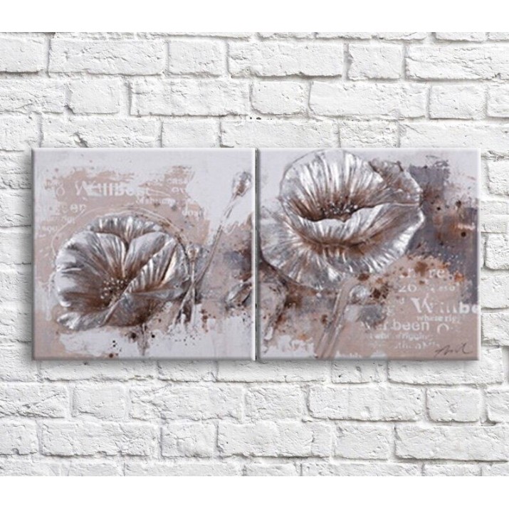 Картина ArtPoster Lilac poppies in vintage style (3467793)
