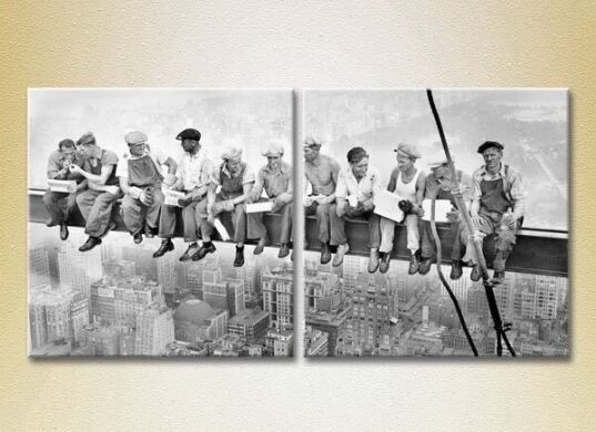 Картина ArtPoster Lunch at a skyscraper 03 (2502466)