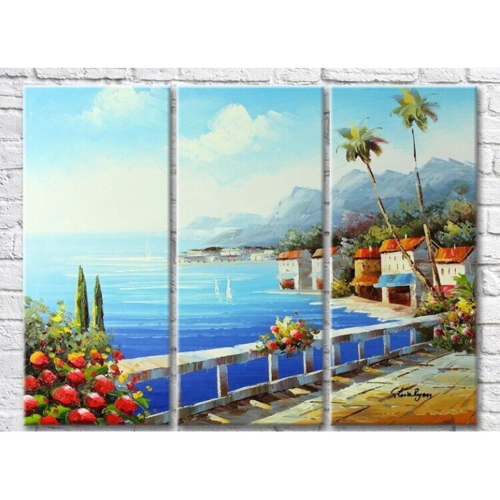 Pictură Magic Color Sea view from the embankment (3485189)