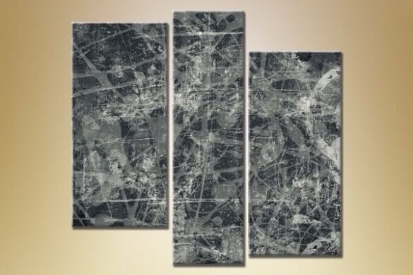 Pictură Magic Color Triptych Abstraction 115 (1609972)