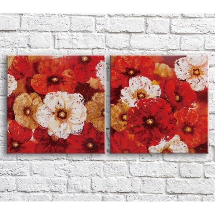 Картина ArtPoster Multicolored oil poppies (3467771)