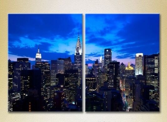 Pictură ArtPoster New York/skyscrapers 01 (2502463)