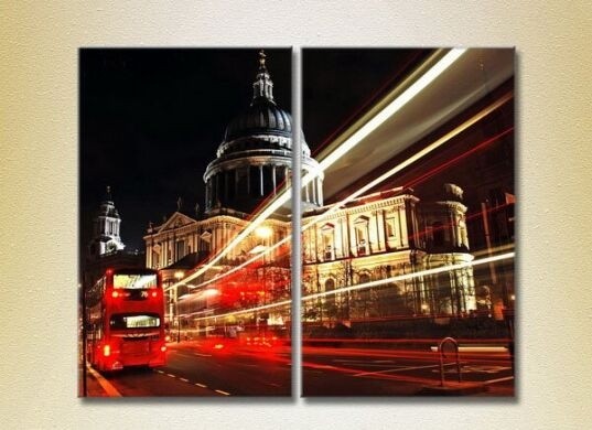 Pictură ArtPoster Night London 01 (2502459)