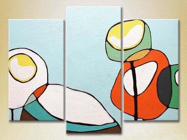 Картина Magic Color Triptych Blue (2229540)