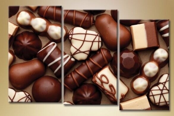 Картина Magic Color Triptych Chocolate 2 (1547289)