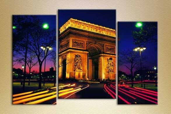 Pictură Magic Color Triptych Cities and Countries (2658690)
