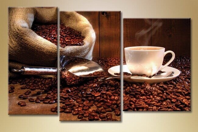 Картина Magic Color Triptych Coffee (1547231)
