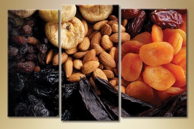 Картина Magic Color Triptych Dried Fruits (1547271)