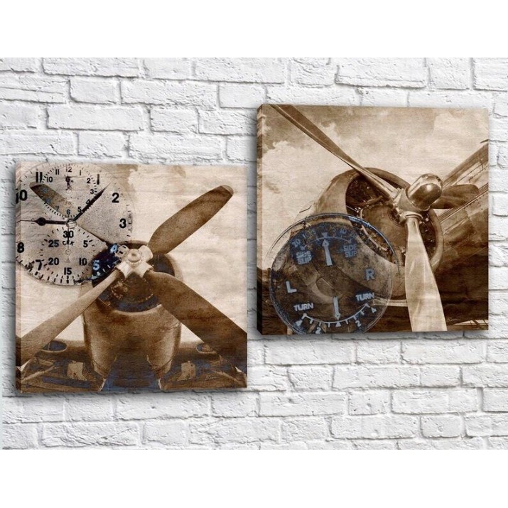 Pictură ArtPoster Propellers on two old planes (3453071)