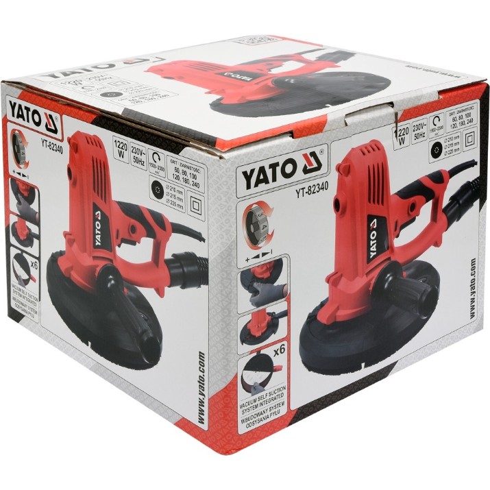 Шлифовальная машина для бетона Yato YT-82340