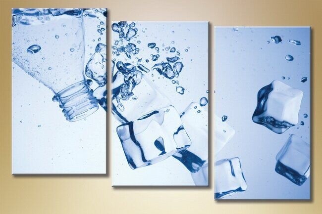 Картина Magic Color Triptych Ice and Water 4 (1547250)