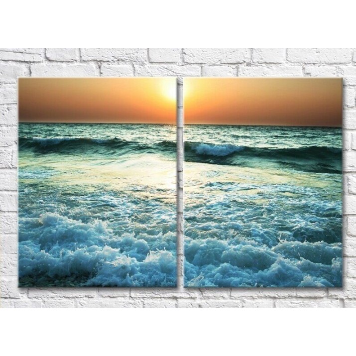 Картина ArtPoster Sea foam at sunset (3453765)