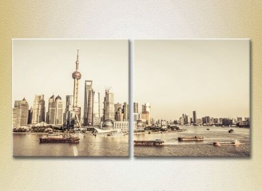 Картина ArtPoster Shanghai skyscrapers 02 (2502491)