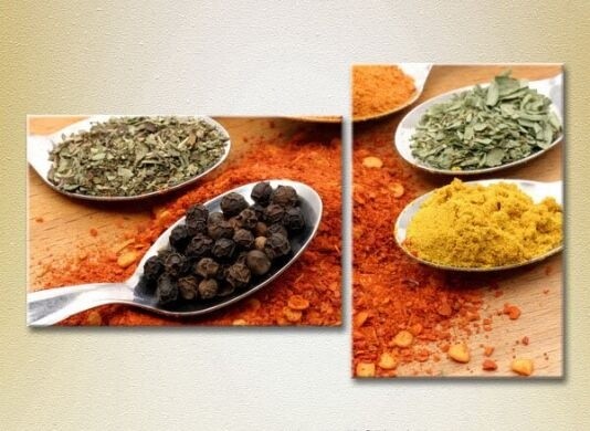 Картина ArtPoster Spoons with spices 02 (2602721)