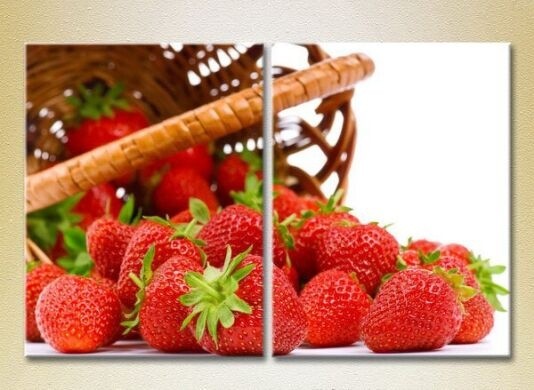 Картина ArtPoster Strawberries in a basket 01 (2602784)