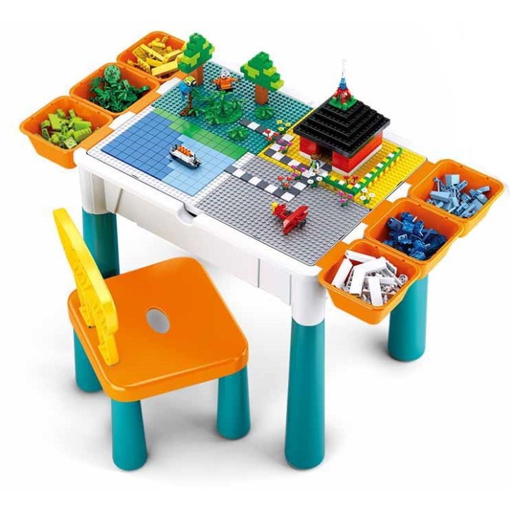 Детский столик со стулом Sluban Table Building Bricks 9in1 (B0788)