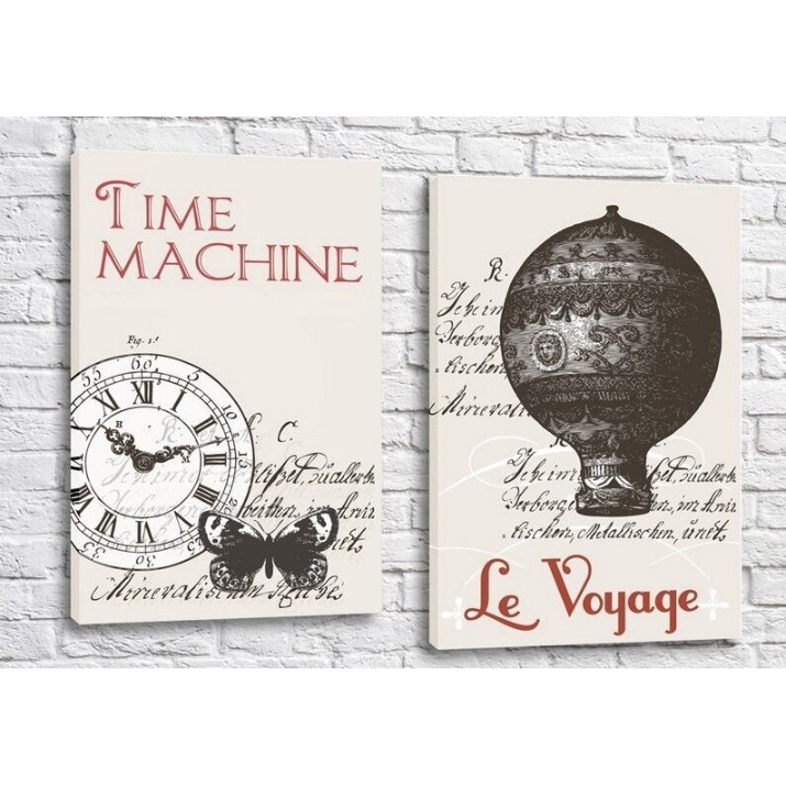 Pictură ArtPoster Time and travel machine (3453065)