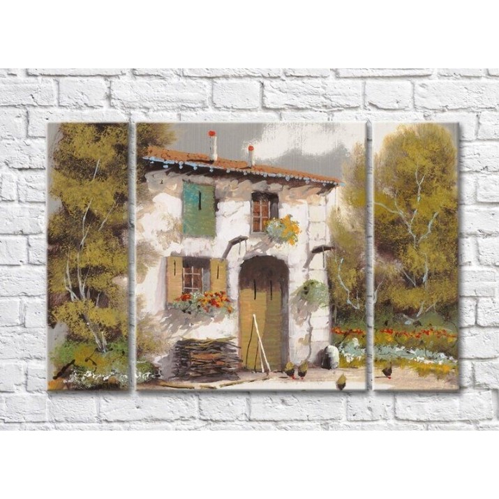 Картина ArtPoster Two-Storey House and Garden (3470951)