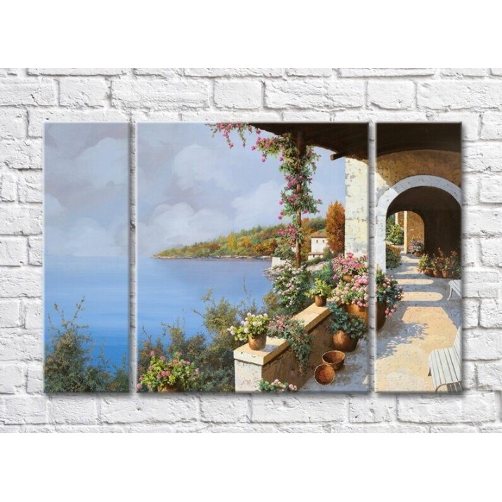 Картина ArtPoster Veranda Overlooking the Sea (3470953)